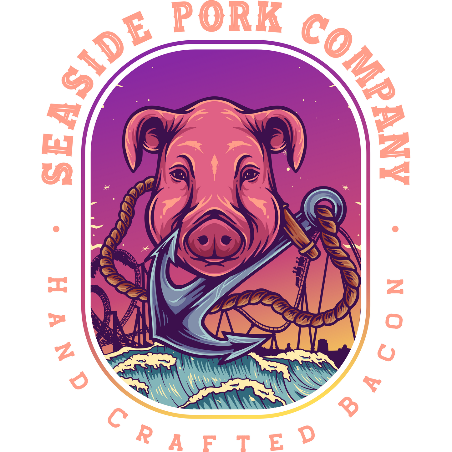 seaside pork logo